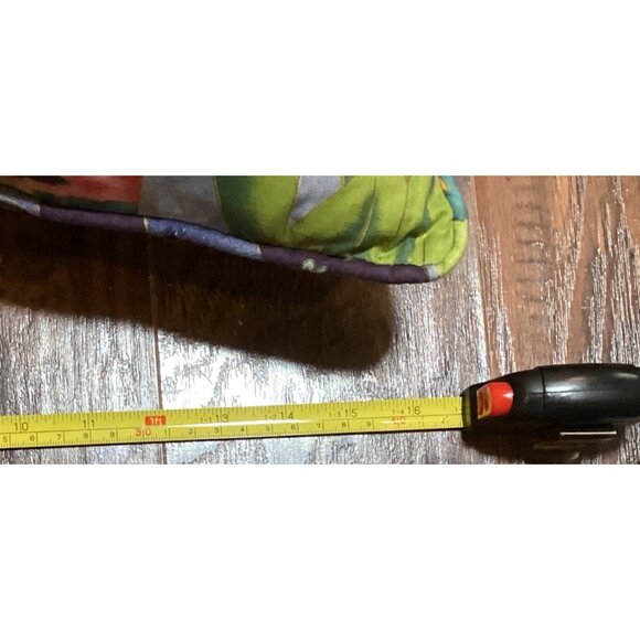 Sofa Pillow Geometric Throw Floral Celestial Colorful 16” Sq, 5” Deep Exc.Cond. - Picture 5 of 5